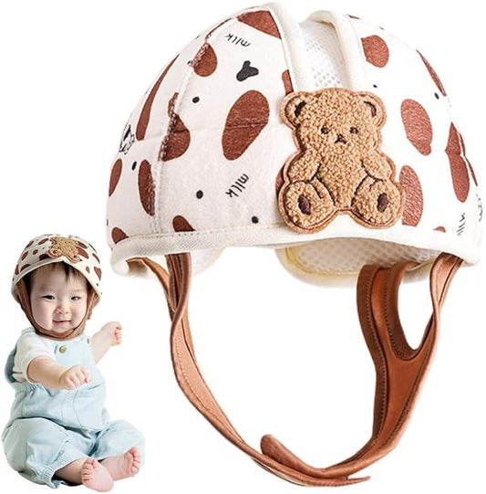 Baby Safety Helmet, Breathable Baby Head Protector for Crawling and Walking, Infant Soft Helmet Anti-Collision, Ultra-Lightweight, Expandable and Adjustable Thickened Toddler Headguard, Type 1