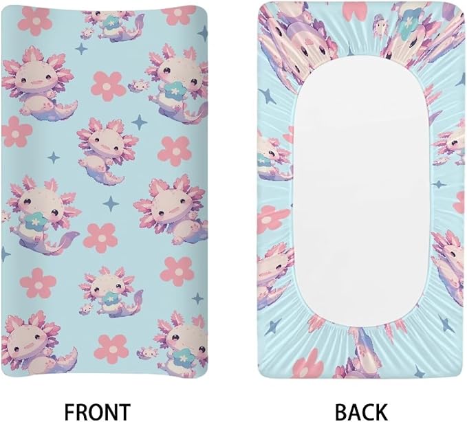 Changing Pad Covers for Boys Girls Carddle Sheet Set for Baby Boys Girls Breathable & Washable Cover