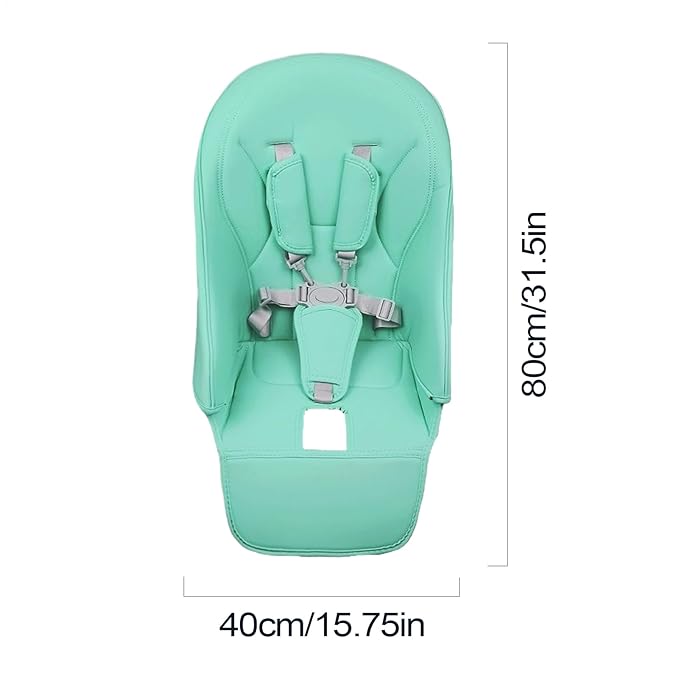 High Chair Cushion Replacement, PU Leather Baby High Chair Cover, Non-Slip Baby Dining Chair Cover Seat Padded Cushion for Pegs Pere_go, Siesta Zero3