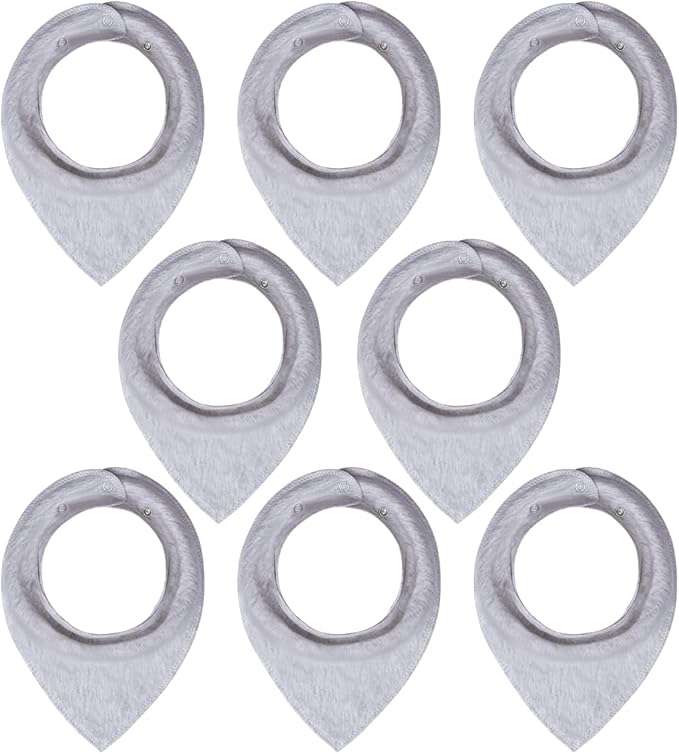 Maiwa Cotton Bandana Drool Bibs for Baby Girl Boys for Drooling and Teething for 8 Pack