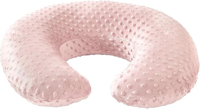 Nursing Pillow for Breastfeeding and Bottle Feeding More Support for Mom and Baby,Soft Newborn Nursing Baby Pillow， Machine Washable (Sepia Rose)