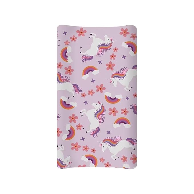 Unicorn Changing Pad Cover Boys Girls Changing Table Cover Soft Breathable Diaper Changing Pad Cover Sheets Soft Breathable