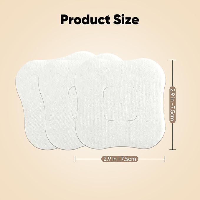 AUSLKA Hydrogel Nipple Pads Instant Cooling, Hydrogel Breast Pads with Soothing Lanolin, Soothies Gel Nursing Pads Provide Instant Cooling Relief, 10 PCS