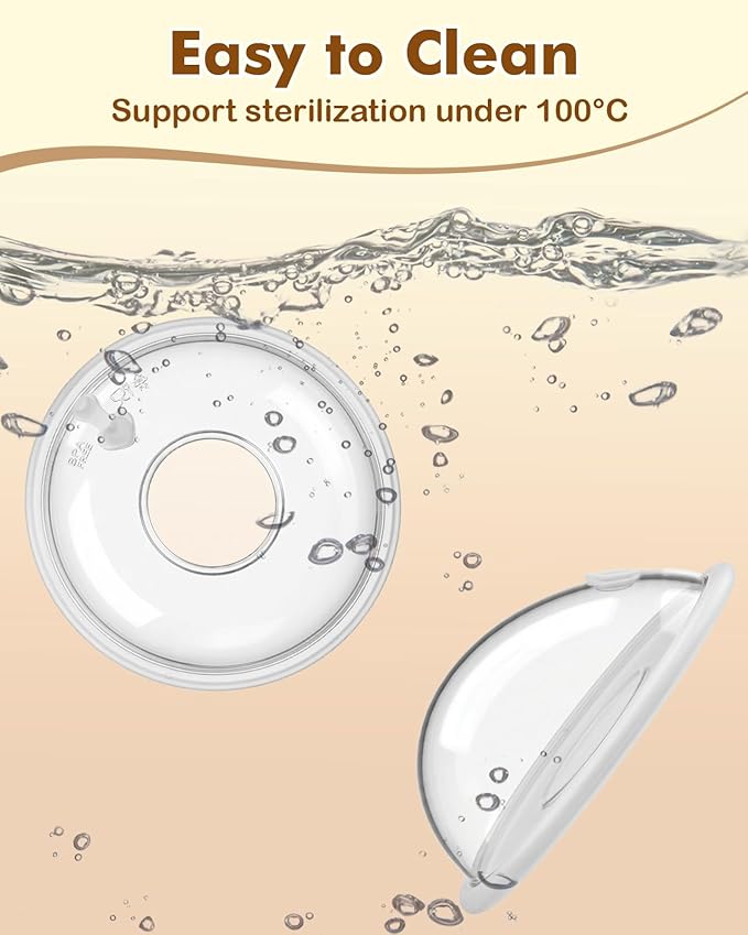 Lictin Breast Milk Collector, Milk Collectors for Breastfeeding, 2PCS Breastmilk Cups, 60ML Milk Collection Shells with 10PCS Milk Storage Bags(Silicone Storage Box), Milk Catcher for Nursing Moms