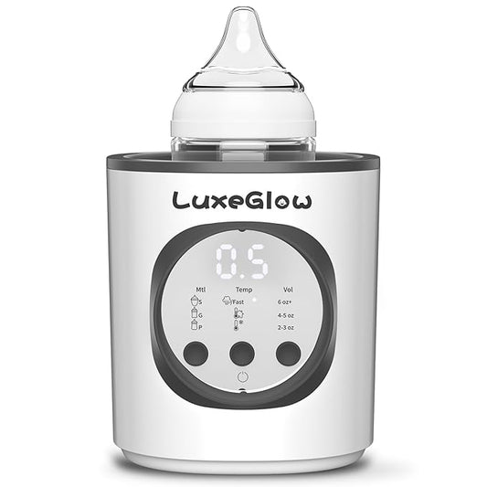 Fast Baby Bottle Warmer for Breastmilk and Formula,10-in-1 Functionality Intelligently Heating, Accurate Temperature Control, Sterilizing, Travel-Friendly Design for All Bottle Sizes