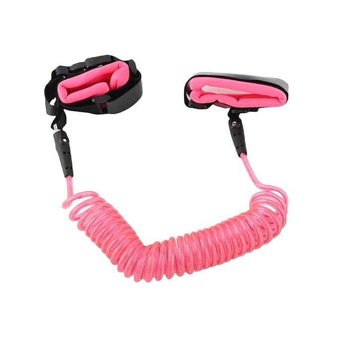 Triple Protection Excellent Walking Safety Leash, Breathable Wrist Leash, Safe for Outdoor(Pink)