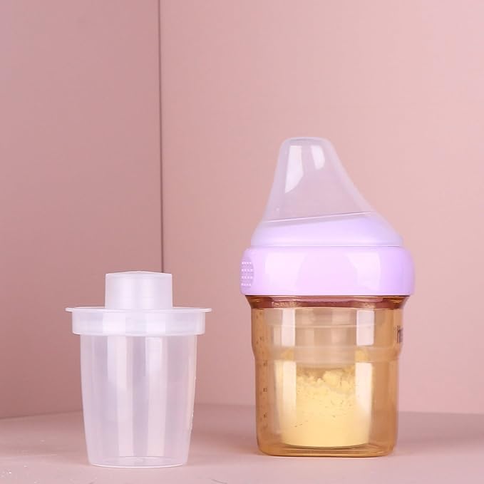 6Pcs Travel Ready Spill-Resistant Milk Dispenser Set Secure Lid Design Milk Box 60ml