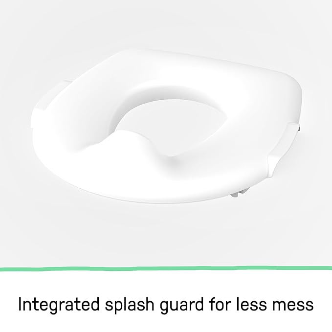 Ingenuity My Size Potty Pro 2-in-1 Potty Training Toilet, Floor Potty with Removable Potty Seat for Standard Toilets, Realistic Flushing Sound, For Toddlers Ages 18+ months, Up to 50 lb