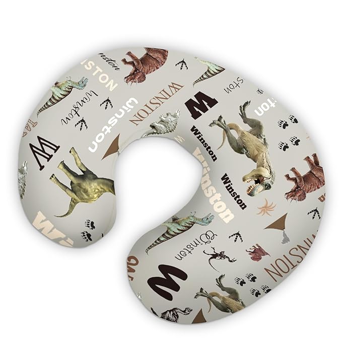 Dyoart Baby Nursing Pillow Cover-Personalized Gifts,Soft Snug Fits On Infant Boys Girls,Custom,Breathable,Feeding Position Support,Animal(one Size)