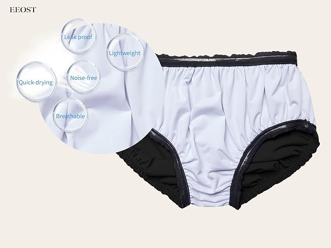 Adult Reusable Swim Diapers Special Needs Swimwear for Incontinence Cloth Diaper Covers Waterproof,Leakproof, Unisex