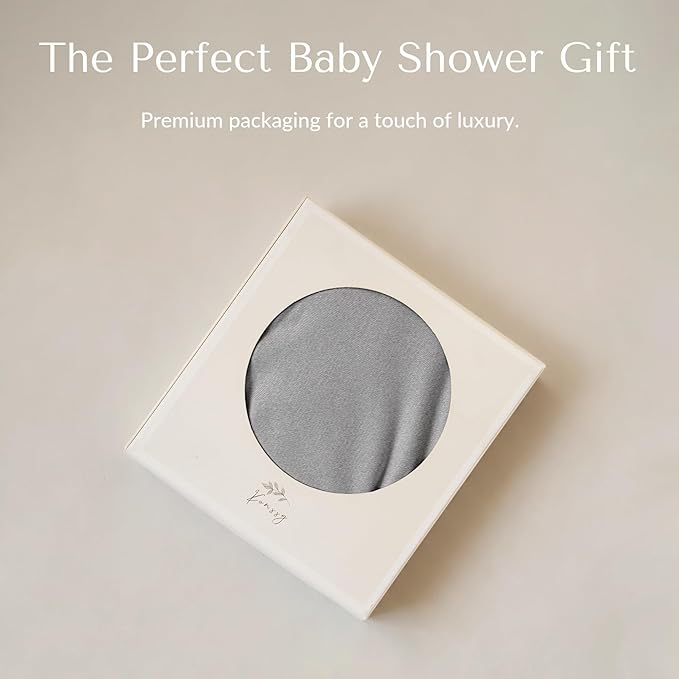 Konssy Nursing Cover for Breastfeeding, 360° Full Privacy Breathable Breastfeeding Cover, Multi-use Carseat Canopy(Grey)