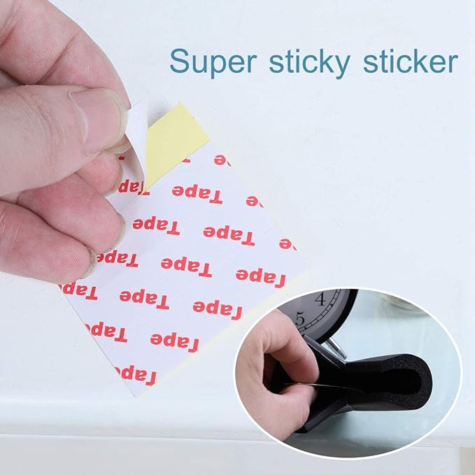 uxcell 2 Pack Foam Furniture Table Desk Edge Cover Pad Protector U Shape Corner Cushion Bumper Guard Black