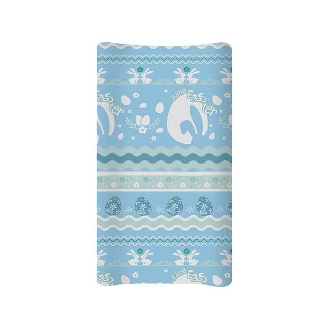 Easter Candy Changing Pad Cover Boys Rabbit Changing Table Covers for Baby Girls and Boys Soft Diaper Changing Pad Cover