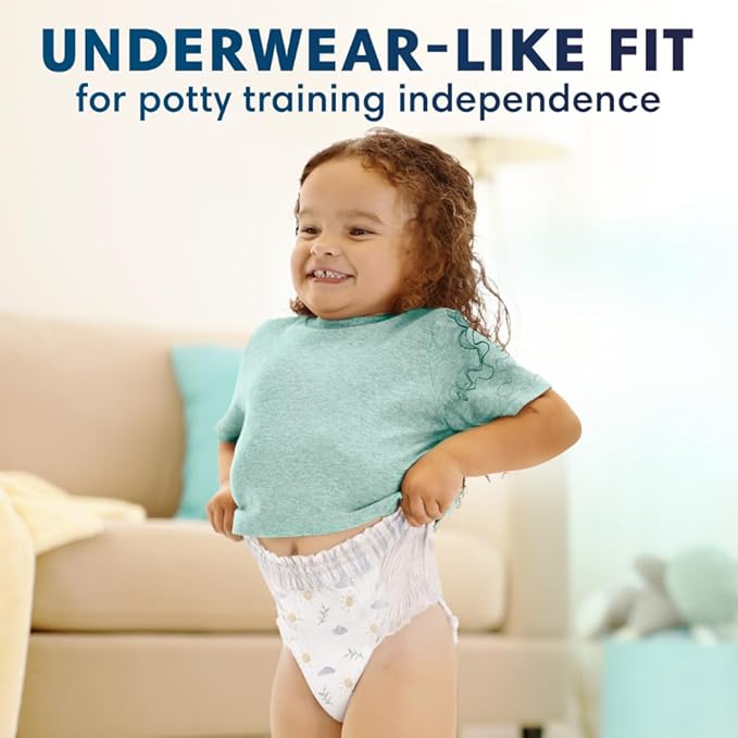 Pampers Pure Protection Training Underwear, Unisex, Size 4T5T, 52 Count, Premium, Hypoallergenic, Soft, Absorbent
