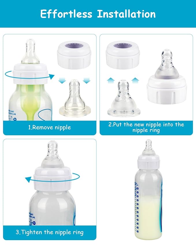 Silicone Nipple for Dr. Brown’s Natural Flow Level 4 Narrow Baby Bottle, Fast Flow, 9m+, 5 Count
