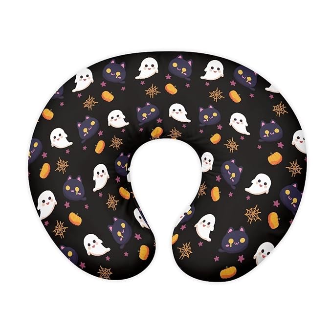 Halloween Cute Ghost Baby Breastfeeding Pillow Cover Nursing Cover for Newborn Girls Boys Super Soft and Comfortable for Home, 1 Pack