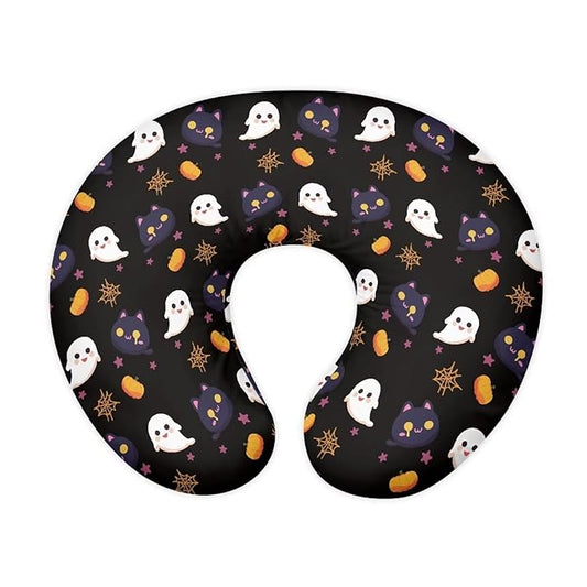 Halloween Cute Ghost Baby Breastfeeding Pillow Cover Nursing Cover for Newborn Girls Boys Super Soft and Comfortable for Home, 1 Pack