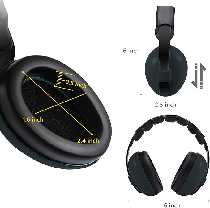 Baby Ear Protection Noise Cancelling Earmuffs Infant HeadPhones for Babies for 3 Months to 3 Years