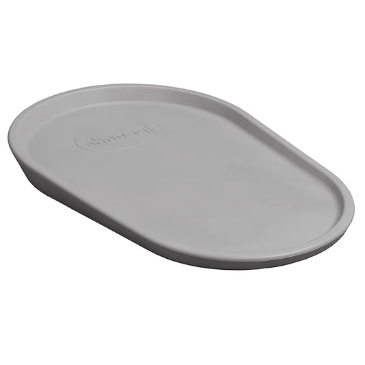 Shnuggle Squishy Changing Mat - Baby Changing Diaper Pad, Wipeable Easy-to-Clean Nappy Station, Warm-to-Touch Surface, Non-Slip Base, No Covers Needed - Grey