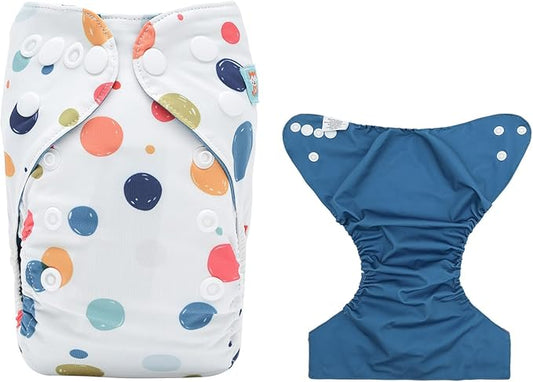 ALVABABY Baby Cloth Diaper Cover, Swim Diaper,Nappy Shell Baby Girls and Boys