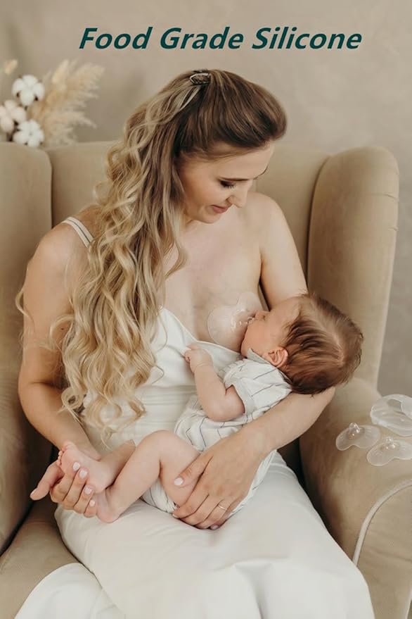 Nipple Shield for Breastfeeding, Small 13mm Nippleshield, for Latch Difficulties or Flat or Inverted Nipples, Made Without BPA