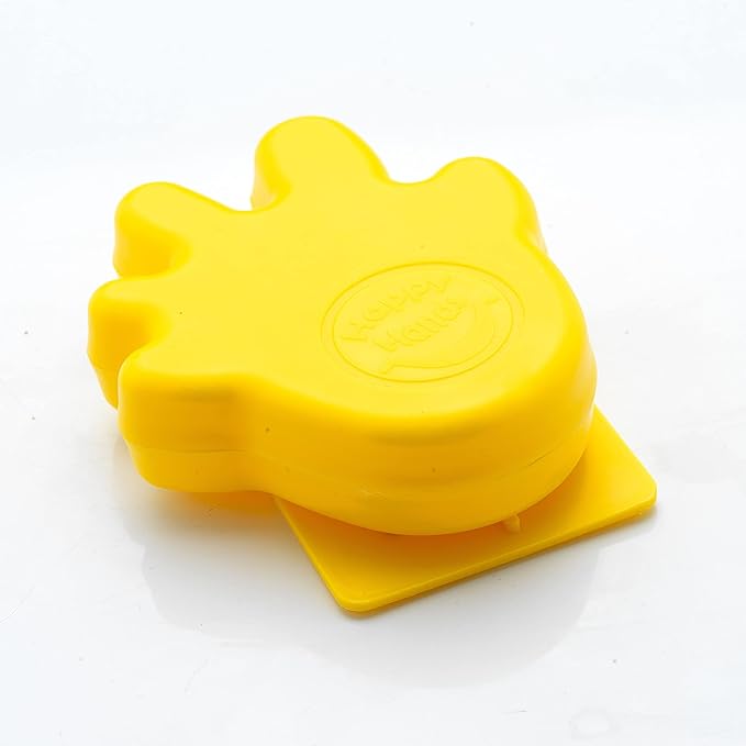 Happy Hands Anti Slam Child Door Safety Finger Trap Stoppers - 2 Pack … (Yellow)