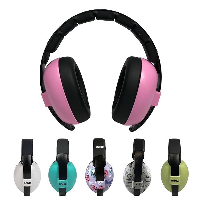 Baby Banz Earmuffs Infant Hearing Protection – Ages 0-2+ Years – The Best Earmuffs for Babies & Toddlers – Industry Leading Noise Reduction Rating – Soft & Comfortable – Baby Ear Protection