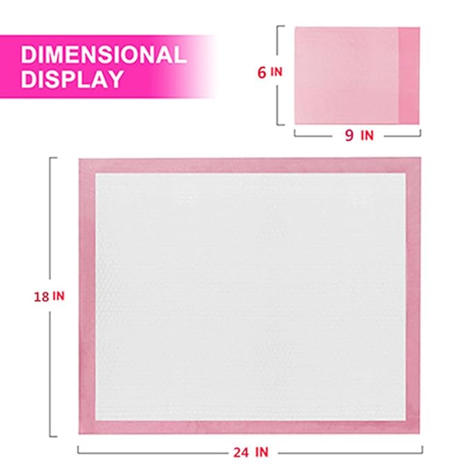 Baby Large Disposable Changing Pads, 30pack Incontinence Bed Pad, Leak-Proof Breathable Waterproof Sheet and Mattress Protector