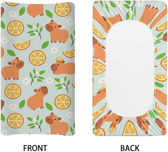 Changing Pad Covers for Boys Girls Carddle Sheet Set for Baby Boys Girls Breathable & Washable Cover