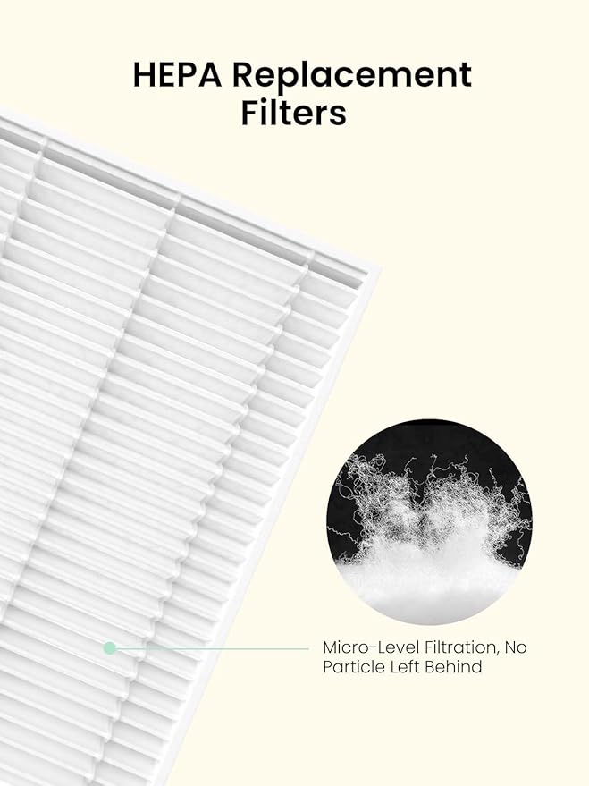 Grownsy 2PCS HEPA Filters, Replacement Accessories Compatible with GROWNSY, Momcozy & Papablic Bottle Washer, Easy to Install, Premium Air Filter for Cleaner, Safer Bottle Cleaning (Pack of 2)
