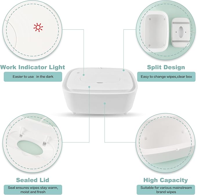 Wipe Warmer and Baby Wet Wipes Dispenser | Baby Wipes Warmer for Babies
