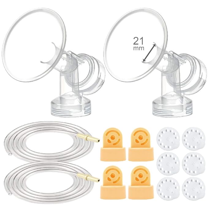Maymom Breast Pump Kit Compatible with Medela Pump in Style Advanced Breastpumps NOT for Pump in Style with MaxFlow, 21 mm Breastshield