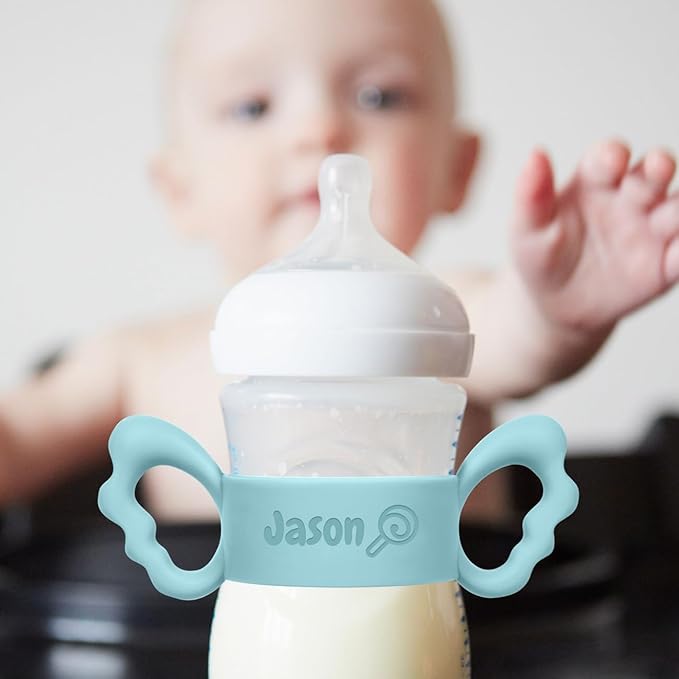 Personalized Water Bottle Name Bands, Custom Silicone Baby Bottle Labels for Daycare Reusable, Laser Engraving Bottle Name Tags, Customized Kids Cups Grip Straps Waterproof