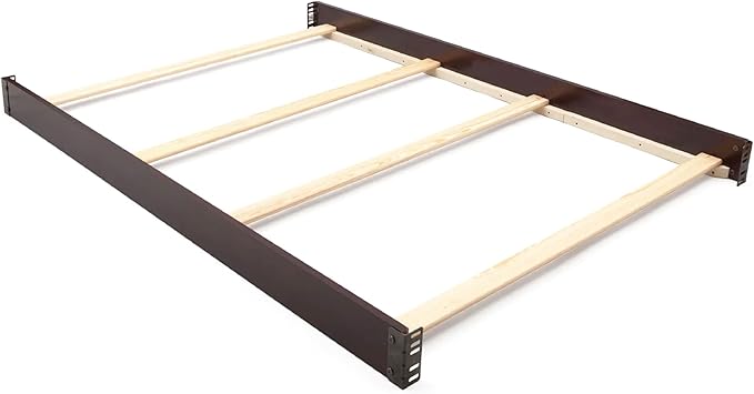 Full-Size Conversion Kit Bed Rails for Viv + Rae Convertible Cribs - Solid Wood Rail - Toddler and Adult Bed Rail for Full-Size - Essential Nursery & Baby Furniture (Dark Chocolate, Option 1)