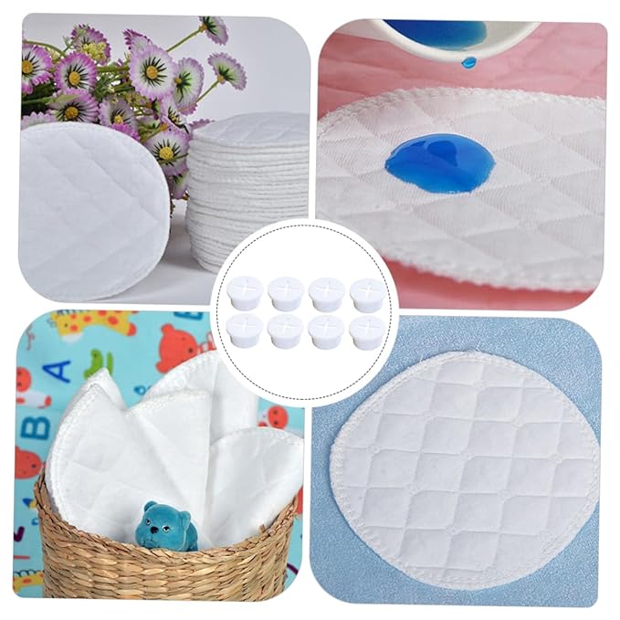 20pcs Washable Breastfeeding Pads Nursing Essentials for Sensitive Skin Feeding Pads for Lactating Mothers Soft Breathable Milk Savers