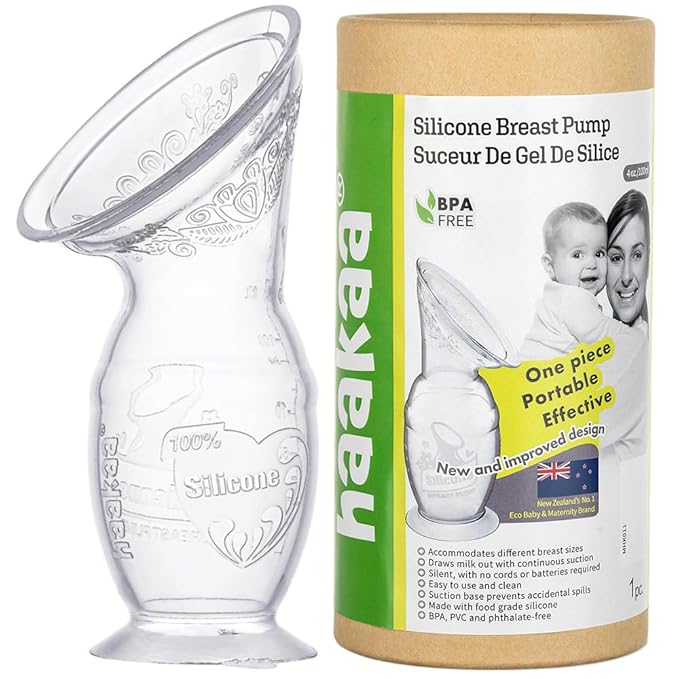 haakaa Manual Breast Pump with Suction Base - Gen.2 haakaa Milk Collector 4oz/100ml