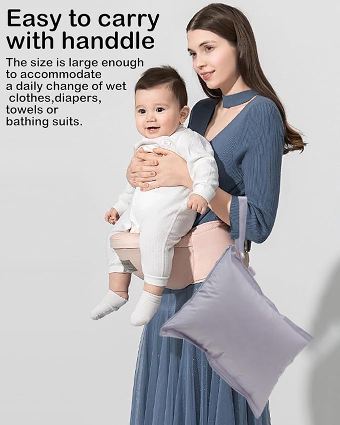 ALVA Waterproof Leakproof Wet Dry Bag 2-Pack | Reusable for Swim, Baby Clothes, Diapers & Travel 2LK02