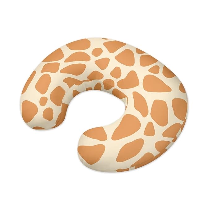 Leopard Nursing Pillow Cover Stain Resistant Breastfeeding Pillow Slipcover, Custom Gifts for Toddler Infant, Neutral Breastfeeding Pillow Cover