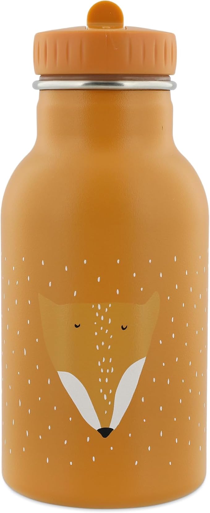 Trixie - Stainless Steel Water Bottle for Kids Fox 350ml