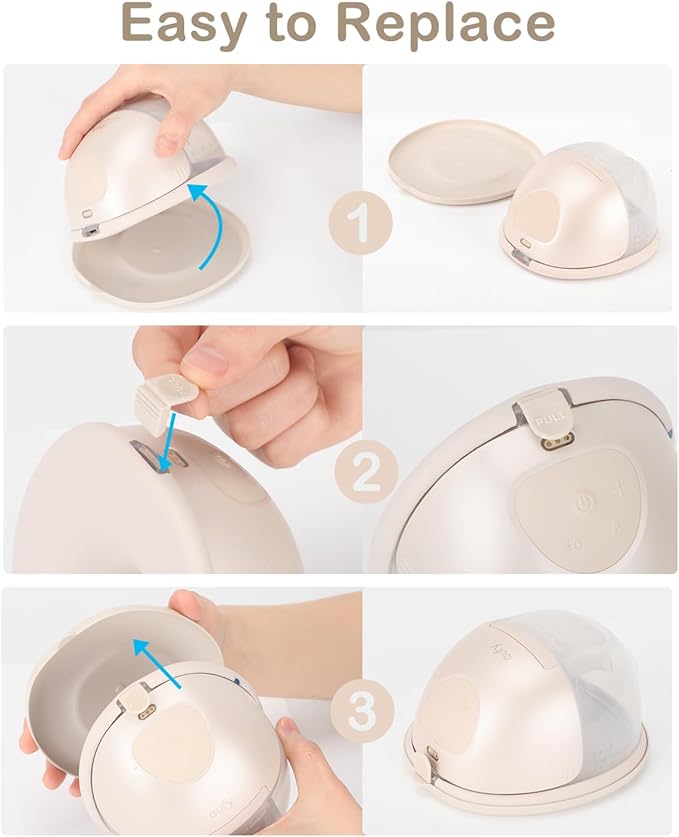 8PCS Replacement Spout Caps for eufy Wearable Breast Pump E10/E20/S1/S1 Pro – Dust-Proof Breast Pump Replacement Parts to Prevent Dust and Dirt from Entering