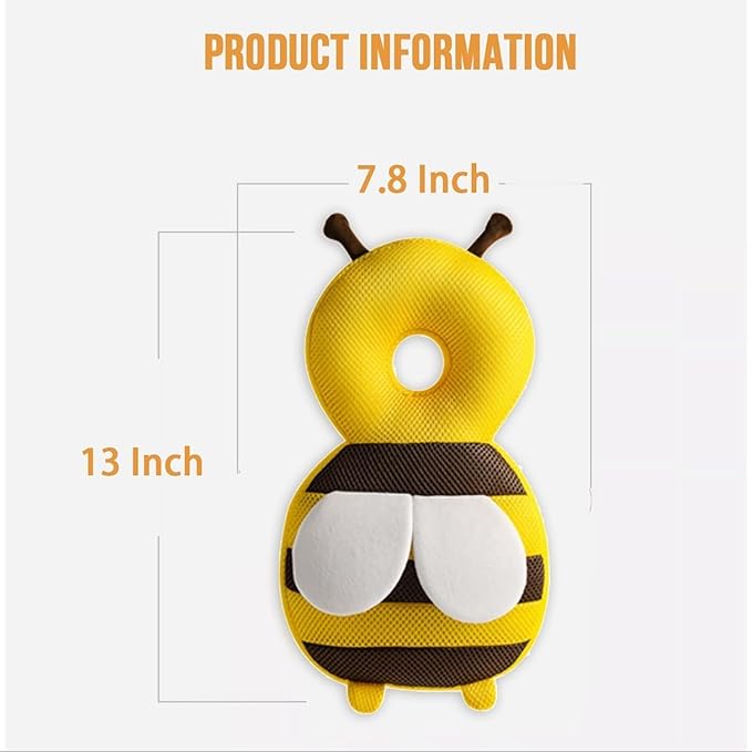 Baby Head Protector Backpack Toddler Fall Back Head Protection for Baby Crawling Walking Falling-Back Cushion Soft Landing