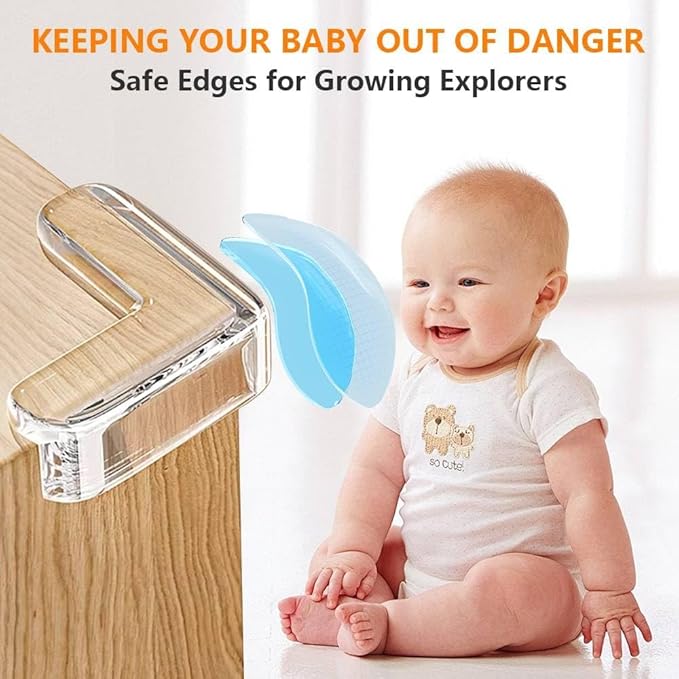 10 Pack Corner Protector Baby, Clear Corner Protectors are Suitable for The Edges of Furniture and Tables,Table Corner Covers Baby Safety