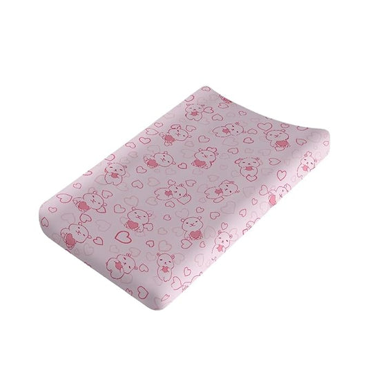 Capybara Changing Pad Cover for Baby Soft and Comfy Diaper Change Table Covers Breathable Baby Nursery Diaper Changing Pad Sheets Cute Nursery Decor