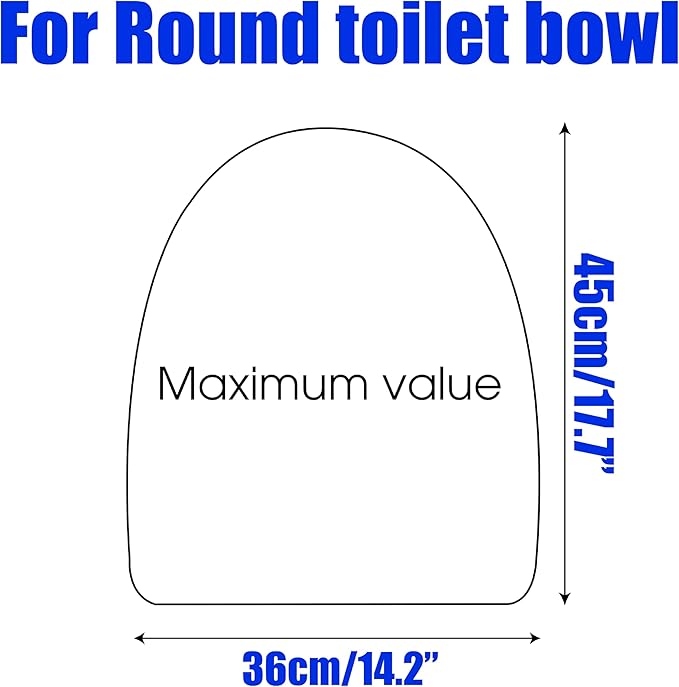 20PCS Plastic Toilet Seat Cover Cushion Protector Mat Large Pack, White Disposable Non-Woven Portable Little Individual Single Package for Adult Home Travel Children Training Environmental Protection
