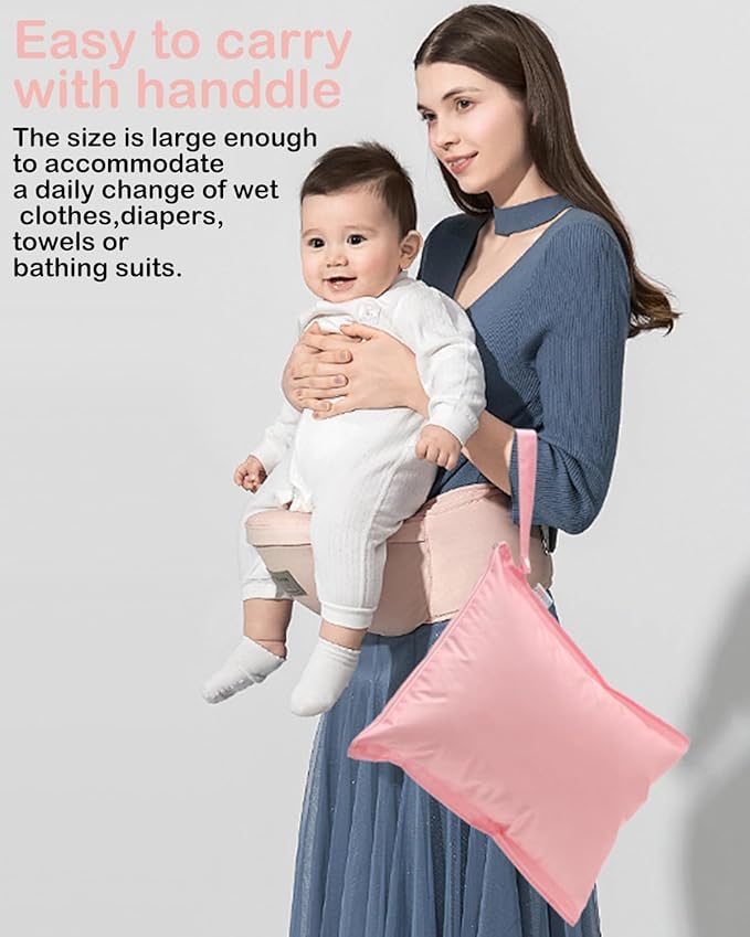 ALVA Waterproof Leakproof Wet Dry Bag 2-Pack | Reusable for Swim, Baby Clothes, Diapers & Travel 2LK07