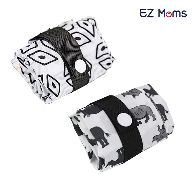 EZ Moms 3 Pcs Reusable Waterproof Wet Bag With Two Pockets For Diaper Pouch Wet Dry Bag For Breast Pump Parts Wet Bag For Swimsuit Waterproof Bags For Swimming Wet And Dry Bags For Baby