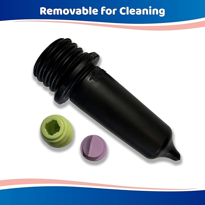 Thriver Screw-in Calf Teat – Soft Rubber Vanilla-Scented Replacement Nipples for Calf Feeders – Leak-Resistant Design, Durable Screw-in Fit (12)