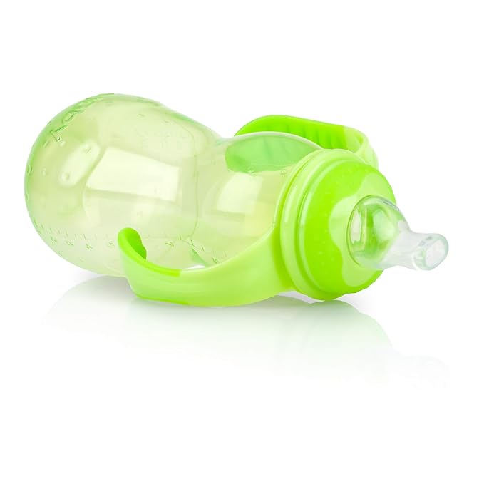 Nuby Non-Drip 3-Stage Grow Nurser, Colors May Vary, 11 Oz