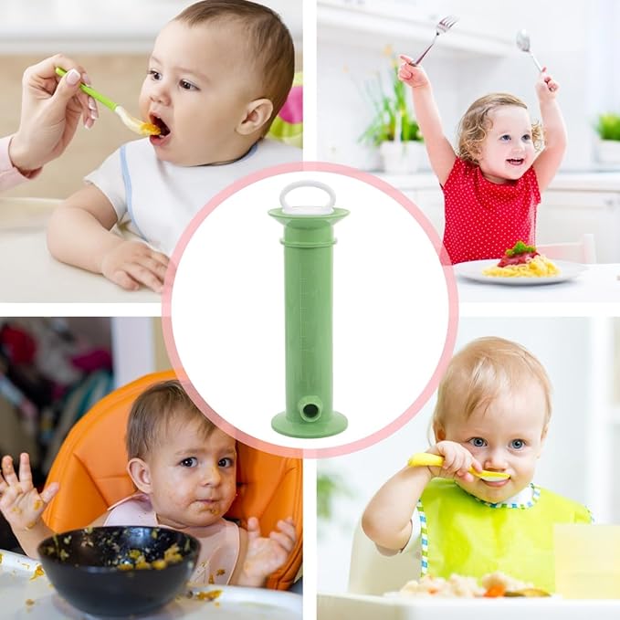 Kisangel Baby Food Pouch Maker, Food Fruit Puree Dispenser Syringe Pouch Filler for Toddlers Feeding Tool Go Parents