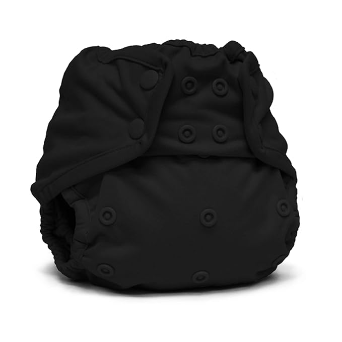 Kanga Care Rumparooz Double Leg Gusset Reusable Cloth Diaper Cover One Size Snap | Phantom 6-35 lbs